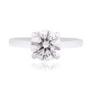 Round Cut Lab Grown Diamond Solitaire Ring | 0.8 CT | 10KT White Gold
