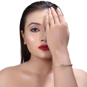 Rhombus Shape Tennis Bracelet | 1.55 CTW | 10K Gold