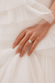 Round Cut Lab Grown Diamond Solitaire Ring | 0.8 CT | 10KT Gold
